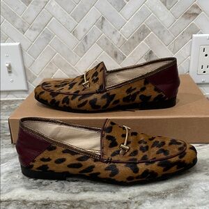 Sam Edelman Mohair Animal Print Loafers